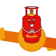 Bharatgas Cylinder Mascot Namaste